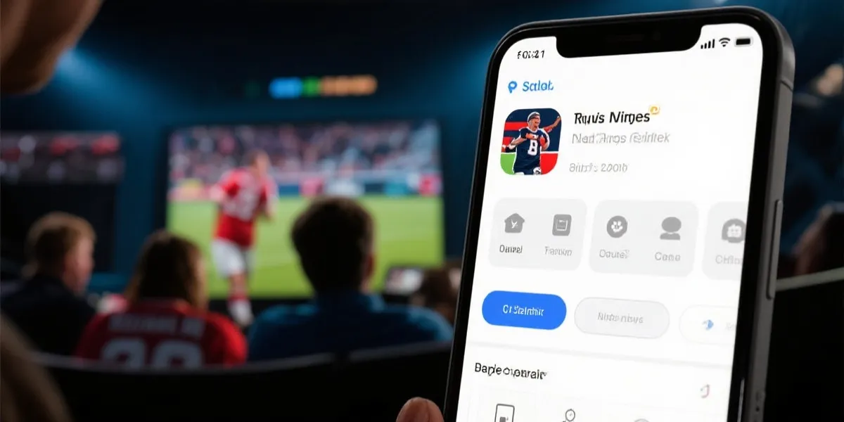 体育直播应用界面预览